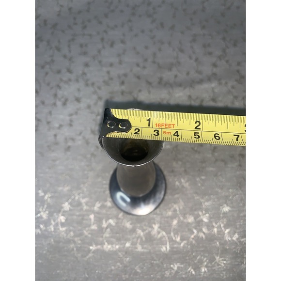 Daalderop Made In Holland Small Pewter Bud Vase 6.75" Tall - Picture 7 of 10